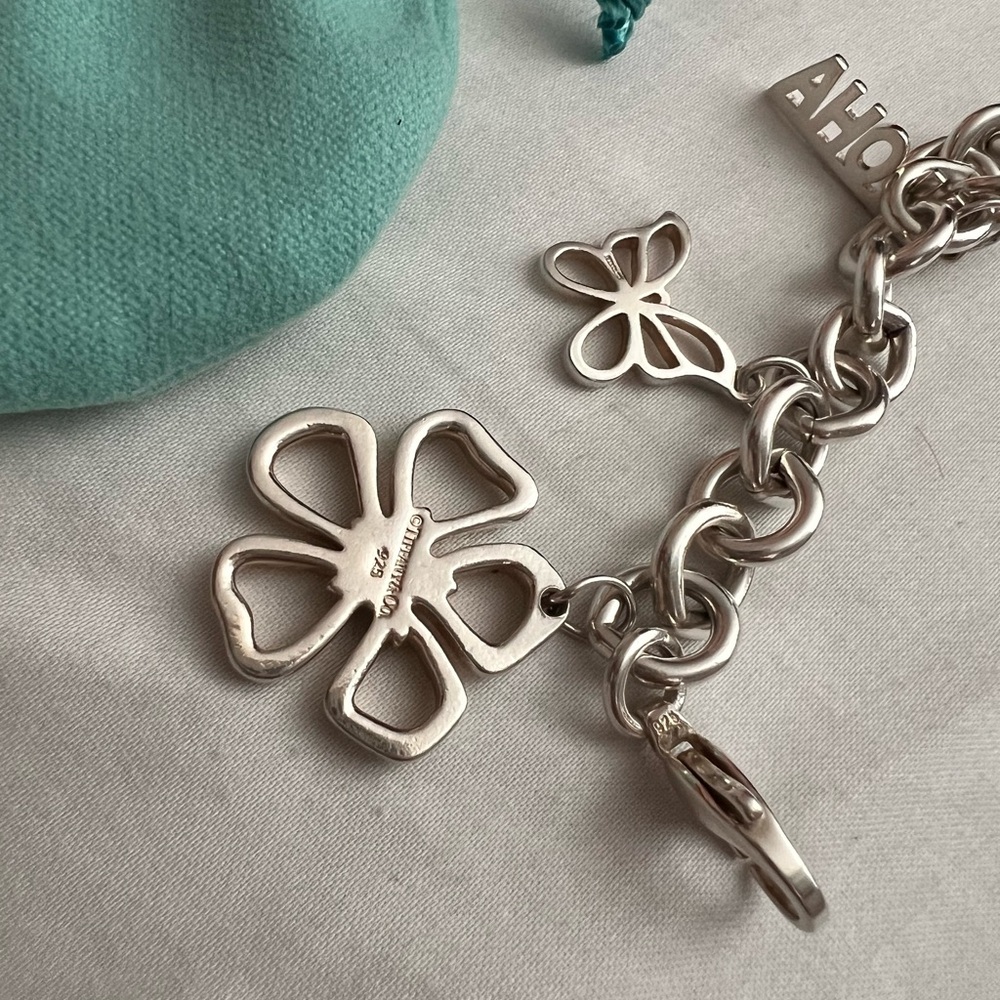 Authentic Return to Tiffany charm bracelet rare !